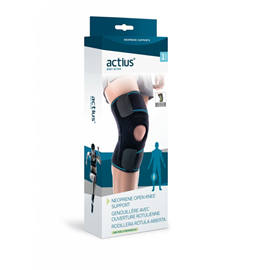 Åben knæstøtte i neopren fra Orliman